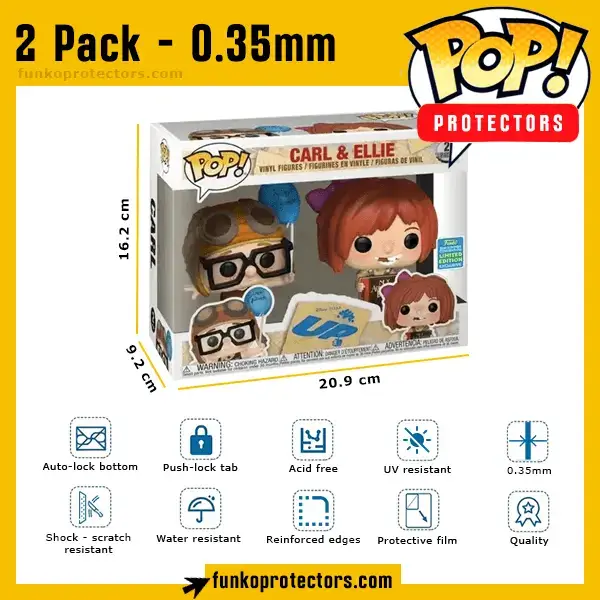 protecteur 2 pack carl and elie funko pop